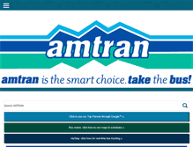 Tablet Screenshot of amtran.org